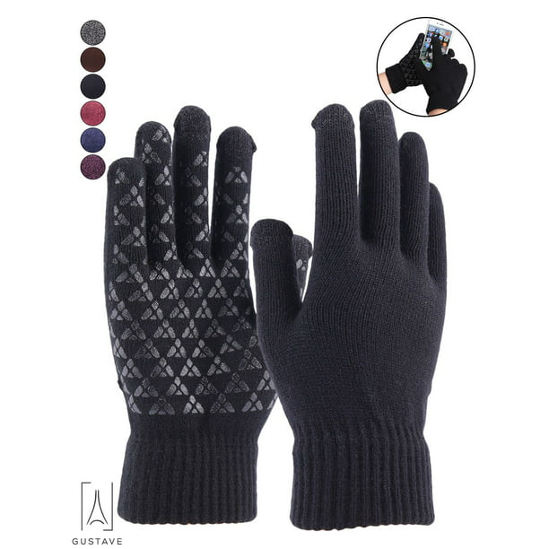 Dri-Wick Mens/Womens Knit Touchscreen Gloves 